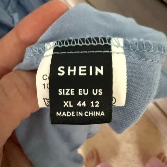 Elegant Navy Blue Women's Dress - Picture 7 of 14